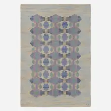 Judith Johansson, Flatweave carpet, c. 1950, hand-woven wool