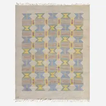 Judith Johansson, Flatweave carpet, c. 1955, hand-woven wool