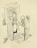 George Grosz, Ich sah einen Mann von Haus zu Haus gehen und bei Frauen betteln