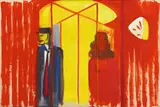 Big Hotel: Drehtür by Karl Horst Hödicke, 1988, Kunstharz auf Leinwand, sold Nov 2010