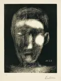 Tête de Garçon. II by Pablo Picasso, 1962, Linolschnitt auf Arches-Velin, sold Nov 2010