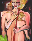 Elvira Bach, Ohne Titel, 1991, Acryl auf Leinwand