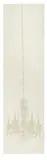 Christina Niederberger, Chandalier (Diana/Long), 2004, Oil with glass crystals on canvas