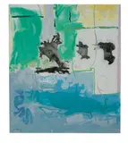 West Wind by Helen Frankenthaler, 1997, Screenprint on paper, sold Nov 2018