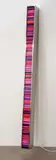 Hans Kotter, Colour Code: Bunt, 2008-2009, Polished stainless steel light box, slide on Plexiglas, LED lights, and remote control
