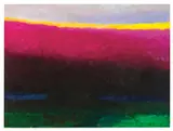 Wolf Kahn, Last Glow, 1990, Oil on canvas