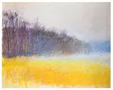 Wolf Kahn, Landscape, Pastel on paper