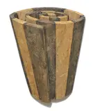 Mark Lere, Gullet, 1986, Graphite on shaped flake board