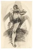 Charles Garabedian, Untitled, 1981, Pencil on paper