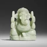 Asian, Ganesha figure, nephrite