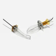 Borek Sipek, Savini oil and vinegar set (from the Follies series), 1991, glass, stainless steel, brass