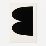 Ellsworth Kelly, Black (from the Noir Series 1)