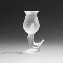 Frank Gehry, Fish goblet (from The Architects' Collection), 1990, hand-blown and cast leaded glass