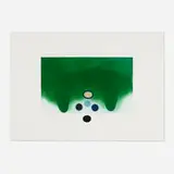 Victor Pasmore, Green Darkness, 1986, etching and aquatint in colors on Fabriano