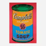 Andy Warhol, Campbell’s Tomato Soup Can, 1993, offset lithograph in colors