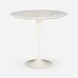 Tulip occasional table, model 161 by Eero Saarinen, 1957, marble, enameled aluminum, sold Feb 2024