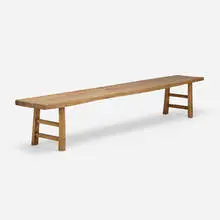 Thomas O'Brien, Custom farm bench, c. 2010, pine