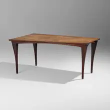 Wharton Esherick, Dining table for Arthur "Chick" Peck, 1953, walnut