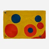 Sun tapestry by Alexander Calder, 1974, hand-woven maguey fiber, sold Jan 2024