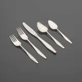 Gio Ponti, Diamond flatware service, 1958, sterling silver, stainless steel