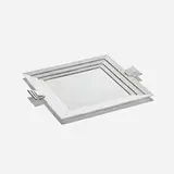 Jean G. (Gene) Theobald, Tray, c. 1928, electro-plated nickel silver