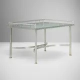 Warren McArthur, Desk from the Virginia State Library, Richmond, 1939, anodized tubular and machined aluminum, laminate