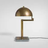 attribution Walter von Nessen, Table lamp, c. 1935, brass