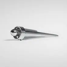 Studebaker, Hood ornament, model XO-421, c. 1948, chrome-plated metal