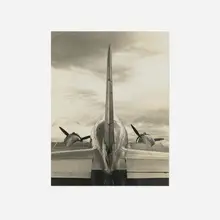 Ralston Crawford, Plane Propeller on Tarmac, c. 1945, platinum print