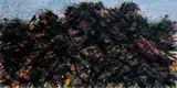 Dunkle Holstein-Landschaft by Max Uhlig, 1989, Öl auf Leinwand, sold May 2013
