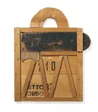 Alexis Akrithakis, Ohne Titel, 1971, Assemblage aus Holz