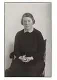 August Sander, Josefine Bamann, Köln, Um 1927, Früher Silbergelatineabzug