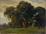 Carl Hummel, Waldstück bei Weimar