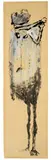 Kenneth Armitage, Ohne Titel, 1957, Pinsel in weißer und schwarzer Tusche