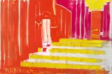 Scala (departure) Big Hotel“. by Karl Horst Hödicke, 1988, Kunstharz auf Leinwand, sold Nov 2011