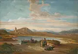 Deutsch, um 1835, Aqua Acetosa, Öl auf Leinwand