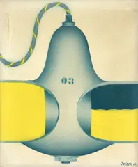 Werner Matthias Pelzer, Ohne Titel, 1969, Kunstharz auf Leinwand