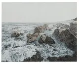 Choi Yeong-geol, Afternoon in the Seaside, 2004, Watercolor on paper mounted to board