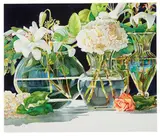 June Young, Four Glass Vases, Watercolor on paper