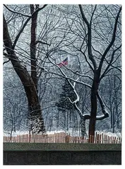 Cecile Gray Bazelon, Winterset, 1990, Oil on canvas