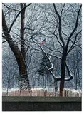Cecile Gray Bazelon, Winterset, 1990, Oil on canvas