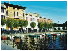 James Jendro, Boats at Rest, 1997, Acrylic on canvas