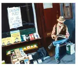 David McElhinney, Dublin Poet, 2011, Oil on canvas