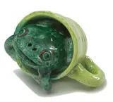 David Gilhooly, Frog in a Mug, 1975, Painted and glazed ceramic