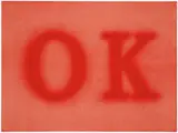 Ed Ruscha, OK (State II)