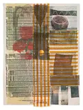 Robert Rauschenberg, One More and We Will Be More Than Half Way There (from A Suite of Nine Prints), 1979, Screenprint in colors with fabric collage
