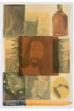 Robert Rauschenberg, Arcanum VI (from Arcanum), 1981, Silkscreen in colors with handcoloring and collage on wove paper