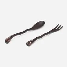 Wharton Esherick, Serving utensils, set of two, 1948, padauk