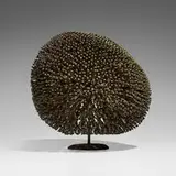 Untitled (Bush Form) by Harry Bertoia, c. 1968, bronze with applied patina, sold Jan 2024