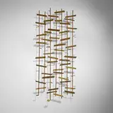 Untitled (Multiplane) by Harry Bertoia, c. 1958, brass-coated steel, sold Jan 2024